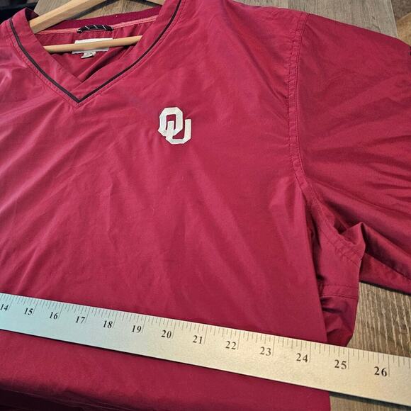 Cutter and Buck Oklahoma Sooners Windbreaker Mens XL Pullover Red OU College - Picture 8 of 10